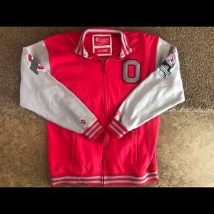 Donegal Bay OHIO STATE BUCKEYES Zippered Sweatshirt- Mens Size XL